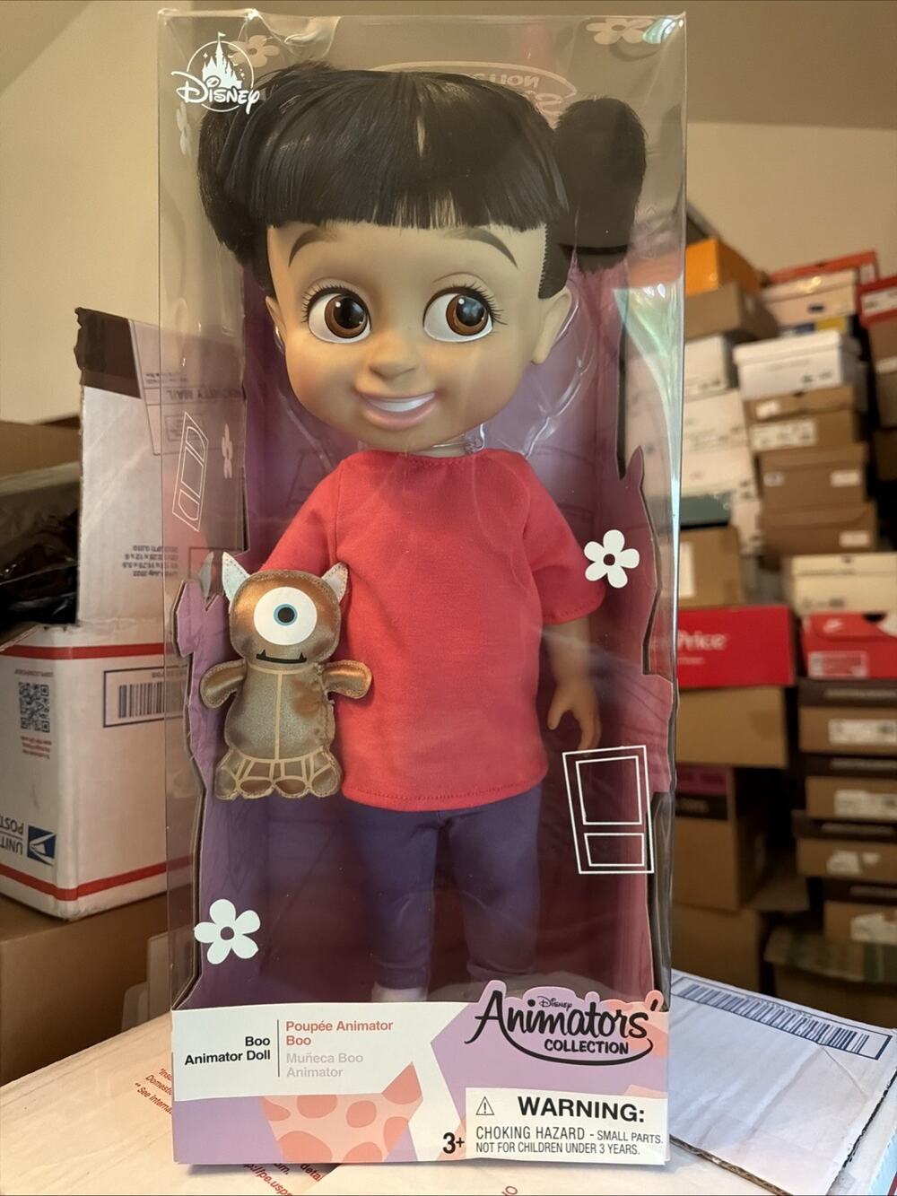Disney Monster's Inc BOO Doll Animators Collection 15" NEW IN BOX